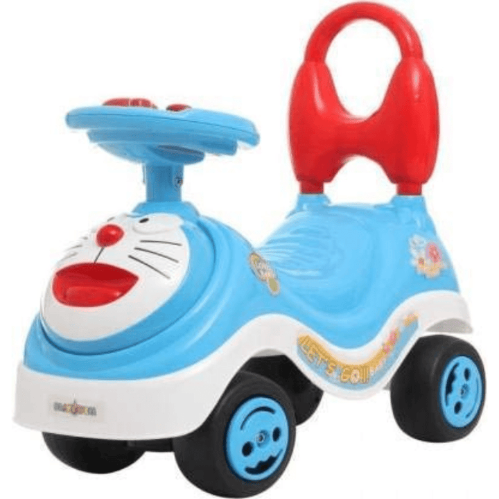 DORAEMON RIDE ON CAR,W/MUSIC STEERING WHEEL,BOX - AlifdukanAlifdukan types here :)