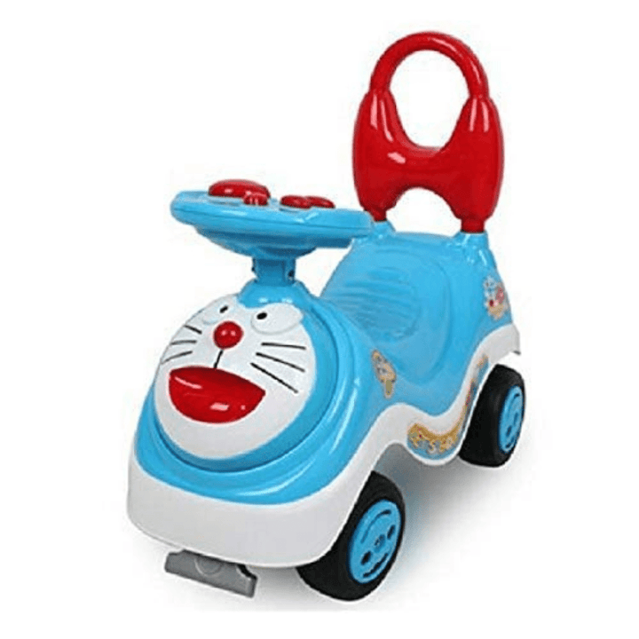 DORAEMON RIDE ON CAR,W/MUSIC STEERING WHEEL,BOX - AlifdukanAlifdukan types here :)