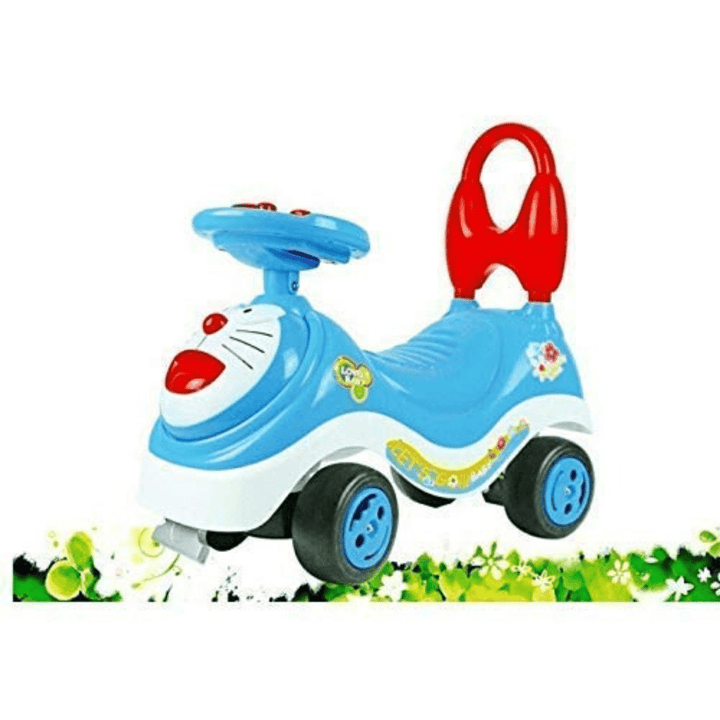 DORAEMON RIDE ON CAR,W/MUSIC STEERING WHEEL,BOX - AlifdukanAlifdukan types here :)