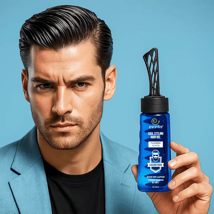 ECRIN Cool Styling Hair Gel with Active Collagen – The Ultimate 24 - Hour Hold for All Hair Types - AlifdukanAlifdukan types here :)