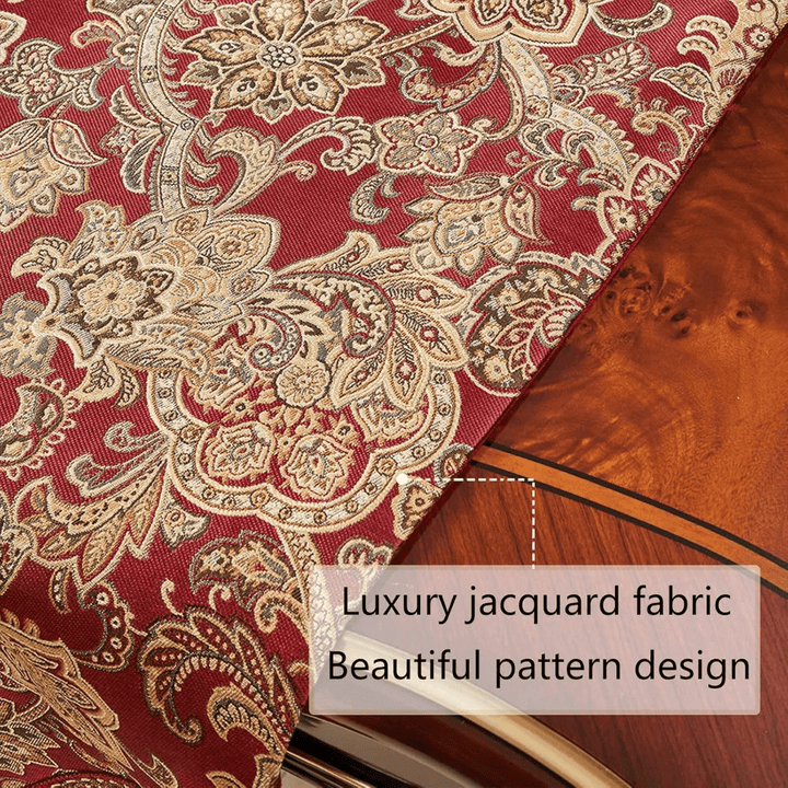 Embroidery Jacquard Fabric with Multi - Tassels table runners for Dining Room Dresser - AlifdukanAlifdukan types here :)