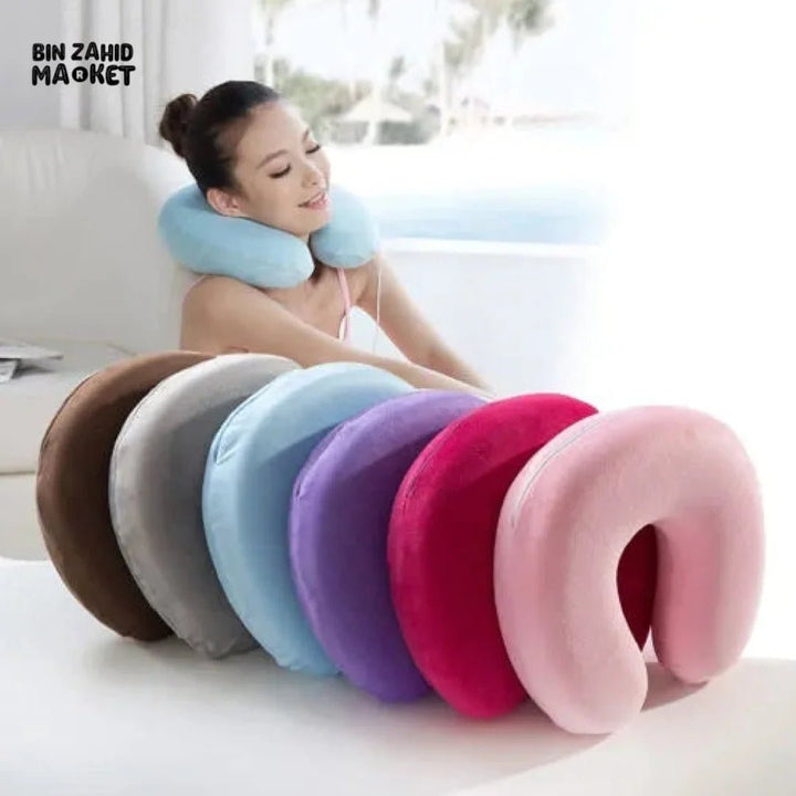 Ergonomic Neck Rest Pillow for Travel, Office & Home Use - AlifdukanAlifdukan types here :)