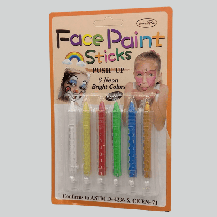 Face Painting Kit 6 Colors,Dress Up Face Color,Face Crayon Set - AlifdukanAlifdukan types here :)