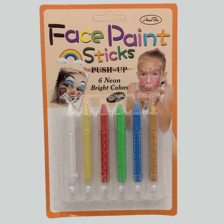 Face Painting Kit 6 Colors,Dress Up Face Color,Face Crayon Set - AlifdukanAlifdukan types here :)