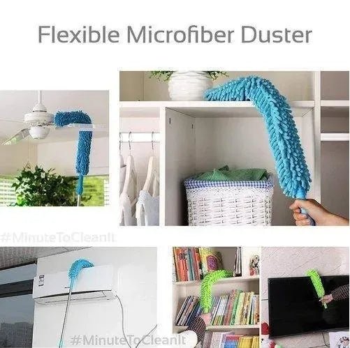 Flexible Fan Duster Microfiber Fan Cleaning Duster Brush (Duster Without Rod) | for Dusting Cleaner for Fan Car Kitchen & Furniture - AlifdukanAlifdukan types here :)