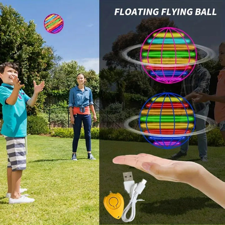 Flying Orb Ball Toys Soaring Hover Pro Boomerang Spinner Hand Controlled Mini Drone Globe Shape Spinning Safe for Kids Adults Outdoor Indoor by Tikduck (Blue) - AlifdukanToys Arena types here :)