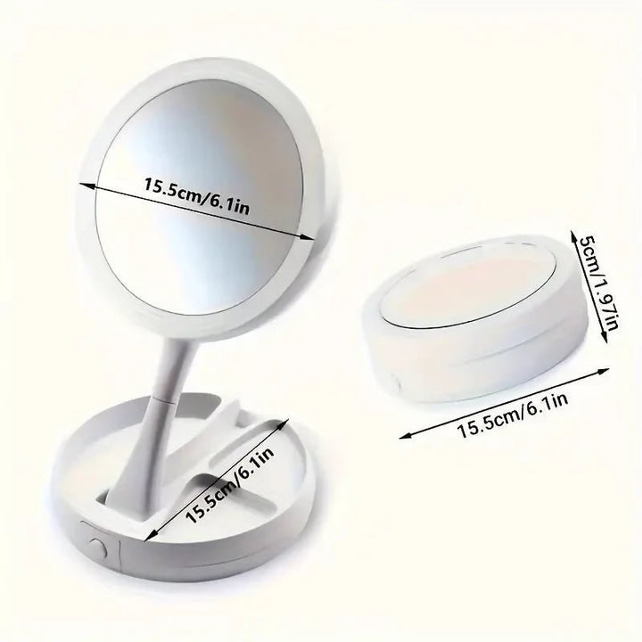 Foldable Makeup Mirror - AlifdukanShalalay Noor types here :)