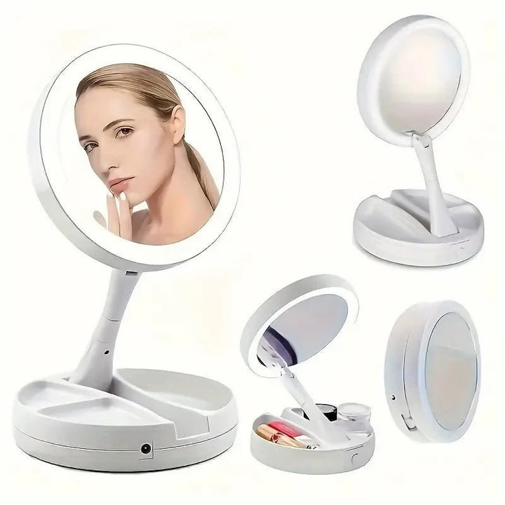 Foldable Makeup Mirror - AlifdukanShalalay Noor types here :)