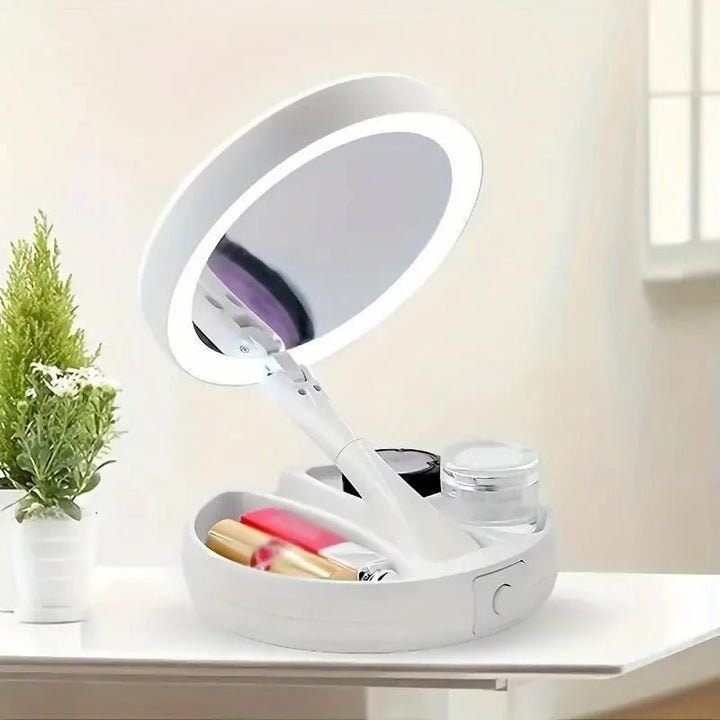 Foldable Makeup Mirror - AlifdukanShalalay Noor types here :)