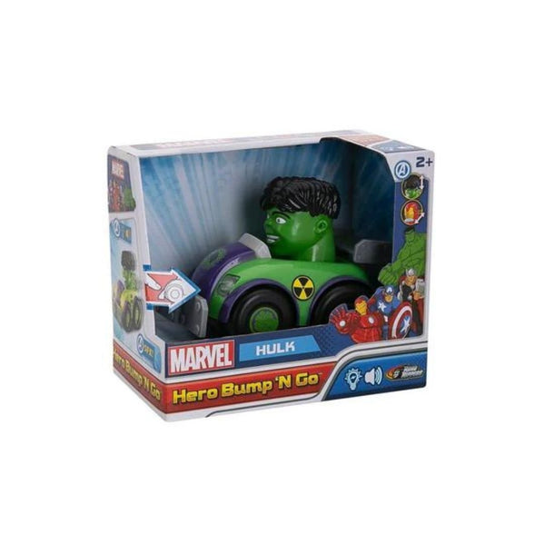 FRICTION TOYS HULK BUMP N GO CAR(76115) MARVEL - AlifdukanAlifdukan types here :)
