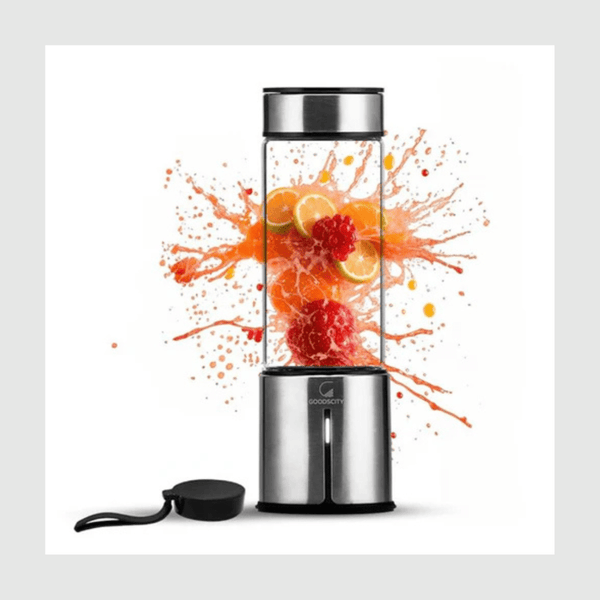 Goodscity Blender For Smoothie And Juices | Portable Hand Blender For Kitchen | Premium Usb Rechargeable Fruit Juicer Machine | 450Ml BPA FREE Food Grade Jar - AlifdukanAlifdukan types here :)