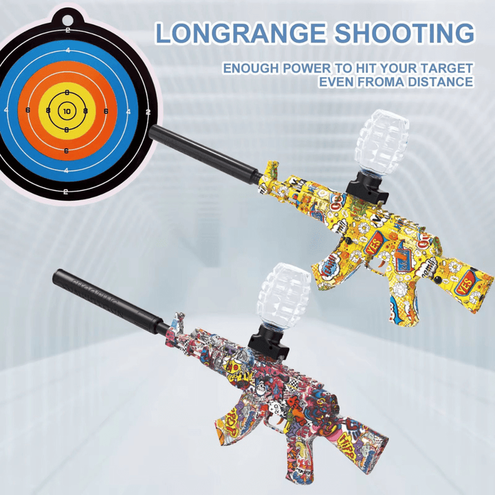 Graffiti Style Long - Range Electric Water Gun for Kids – High Power & Cool Design - AlifdukanToys Arena types here :)