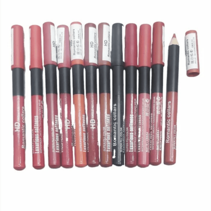 HD lip pencil beautiful color pack of 12 - AlifdukanAlifdukan types here :)