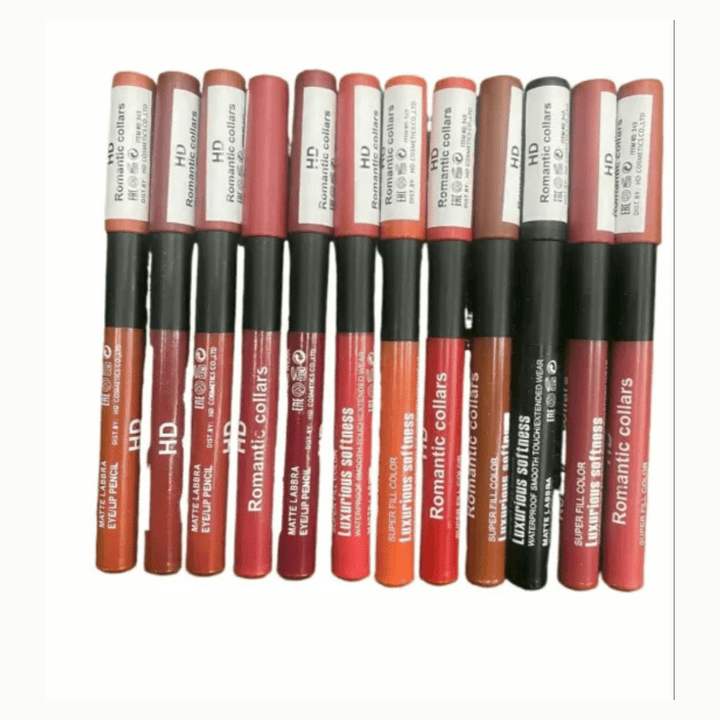 HD lip pencil beautiful color pack of 12 - AlifdukanAlifdukan types here :)