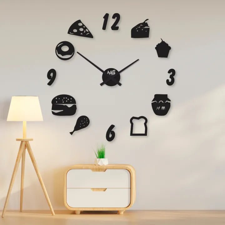 Home classy analog acrylic wall clock Design Decoration Quartz Numeric For Home Decor Living Room And Offices And For Gifts - AlifdukanAlifdukan types here :)