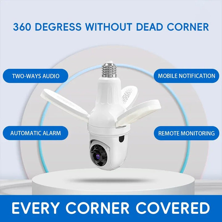 Hot 1080P HD Home Smart Wireless Light Bulb Camera Wifi IP Camera Wireless 360 Degree Panoramic Baby Pet PTZ Light Blub Camera - AlifdukanAlifdukan types here :)