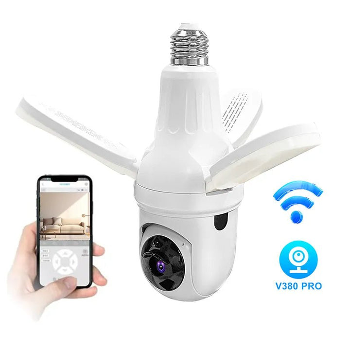 Hot 1080P HD Home Smart Wireless Light Bulb Camera Wifi IP Camera Wireless 360 Degree Panoramic Baby Pet PTZ Light Blub Camera - AlifdukanAlifdukan types here :)