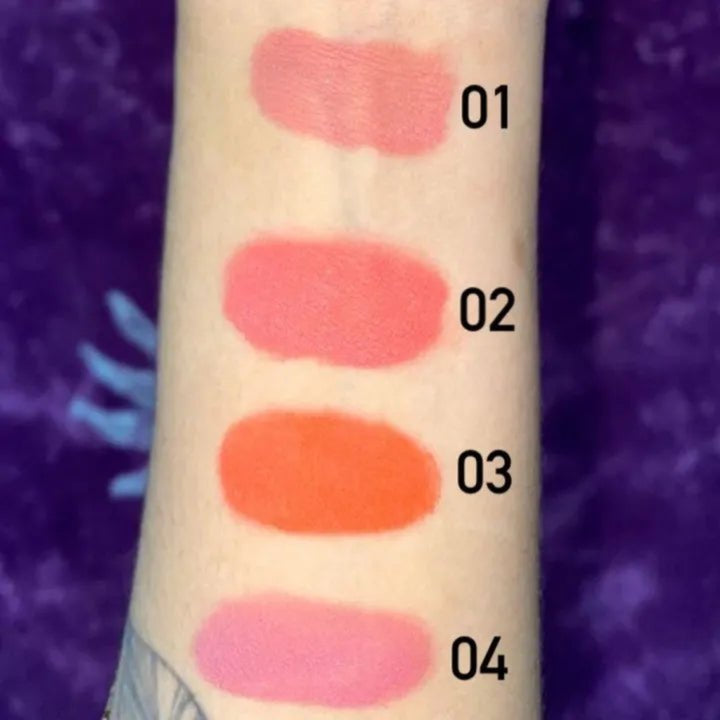 HUXIA BEAUTY 1 Pcs Liquid Blusher Waterproof 15ml 58907 - 47 MOJI liquid blush natural single piece, Liquid blush on Blusher Makeup for cheek matte finish 15 ml No Air Cushion. - AlifdukanAlifdukan types here :)