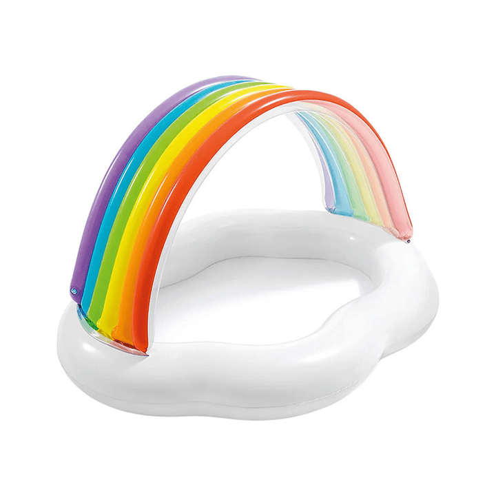 INTEX 57141 Rainbow Cloud Baby Pool ( 56" x 47" x 33" ) - AlifdukanAlifdukan types here :)