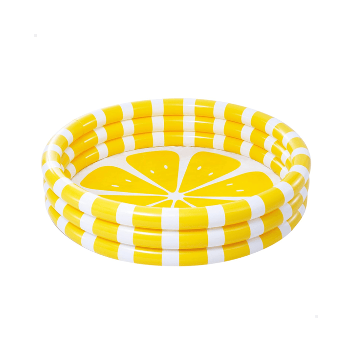 INTEX 58" x 13" Zesty Lemon Kiddie Pool Round - AlifdukanAlifdukan types here :)