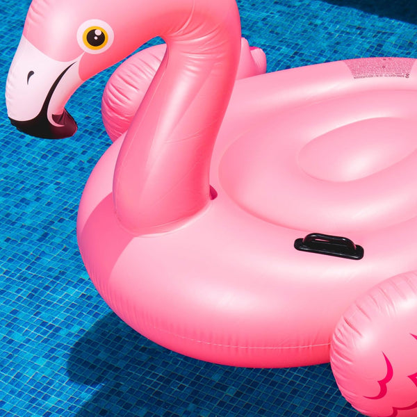 intex Flamingo swan Floating Swimming Pool Float Ride - on - Pink - AlifdukanAlifdukan types here :)