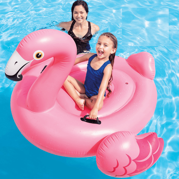 INTEX Ride - on Flamingo Swim Pool Float (56"x54"x38") - AlifdukanAlifdukan types here :)
