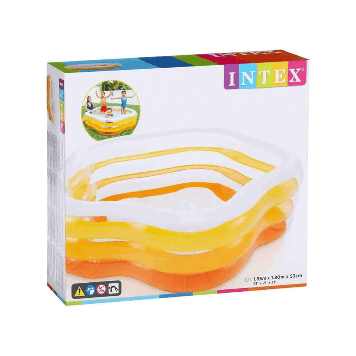 INTEX Summer Pentagonal Pool ( 73" L x 71" W x 21" H ) - AlifdukanAlifdukan types here :)