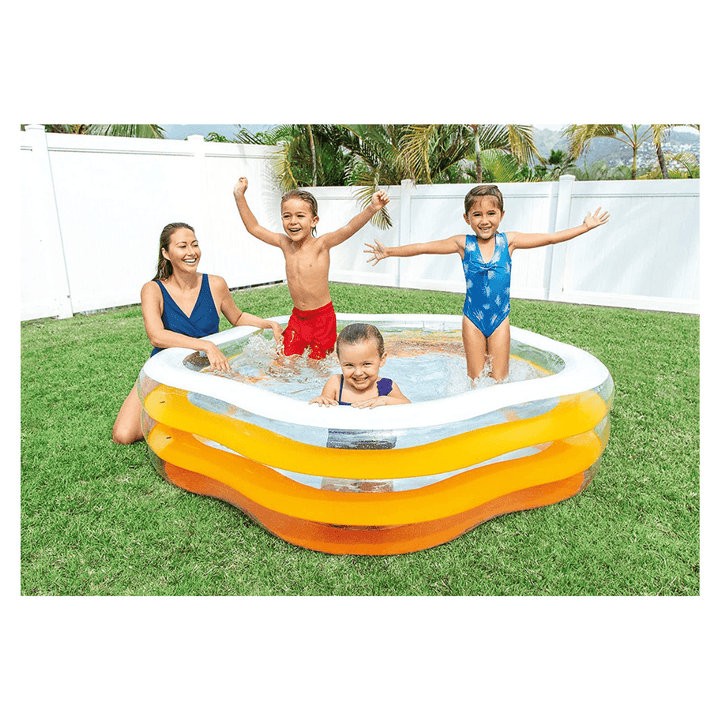 INTEX Summer Pentagonal Pool ( 73" L x 71" W x 21" H ) - AlifdukanAlifdukan types here :)