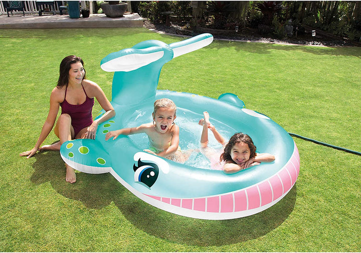 INTEX Whale Spray Pool Center 79” x 77” x 36” - AlifdukanAlifdukan types here :)