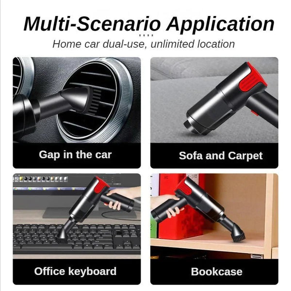 JM - 6601 Portable Wireless Vacuum Cleaner | 9000Pa High Power Suction | Wet & Dry Handheld Mini Vacuum for Car & Home - AlifdukanSheeza Nisar Ahmad types here :)