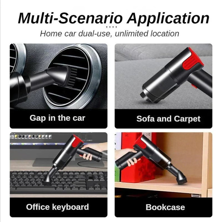 JM - 6601 Portable Wireless Vacuum Cleaner | 9000Pa High Power Suction | Wet & Dry Handheld Mini Vacuum for Car & Home - AlifdukanSheeza Nisar Ahmad types here :)