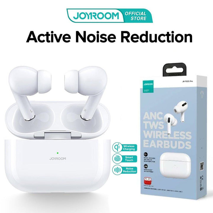Joyroom Jr - T03s Pro Anc Noise Cancellation With Pop Up Windows Wireless Earbuds Original White - AlifdukanAlifdukan types here :)