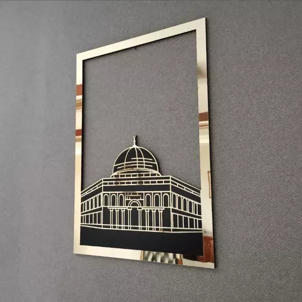Kaaba, Masjid Al Aqsa, Masjid An Nabawi, Masjid Al Haram Islamic Wall Art - AlifdukanAmna Ali types here :)
