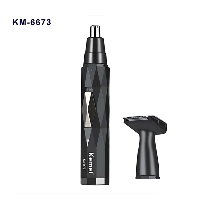 Kemei KM - 6673 2in 1 men's facial shaver nose trimmer - AlifdukanAlifdukan types here :)