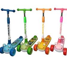 Kids Boy Girl Foldable Scooter Scooty With Wheels Lights and Music Imported - AlifdukanAlifdukan types here :)