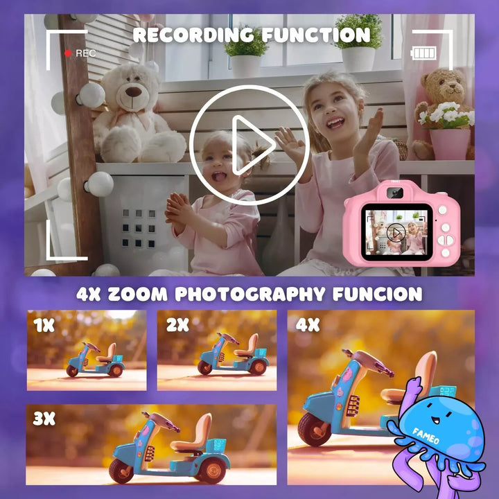 Kids Digital Camera Toy – HD Screen Mini Camera, Rechargeable Pocket Camera for Children, Outdoor Toy, Birthday Gift - AlifdukanToys Arena types here :)