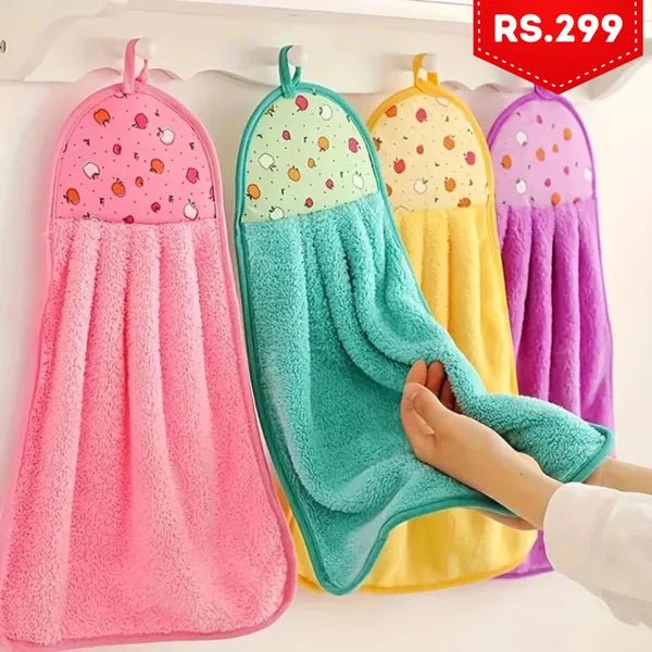 Kitchen Towel – Soft Microfiber with Hanging Loop (Piece - 1) - AlifdukanAlifdukan types here :)