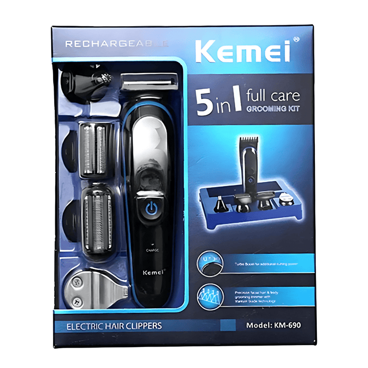 KM - 690 5 in 1 Grooming Kit - AlifdukanAlifdukan types here :)
