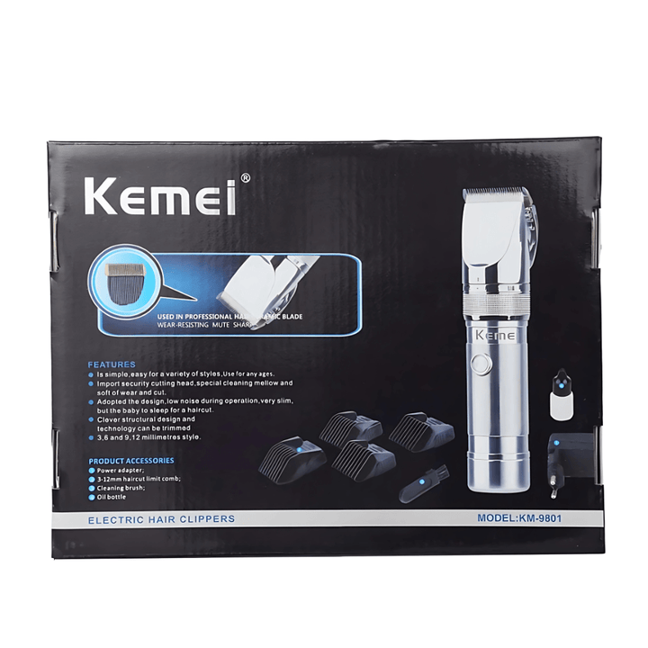 KM - 9801 Hair Clipper - AlifdukanAlifdukan types here :)