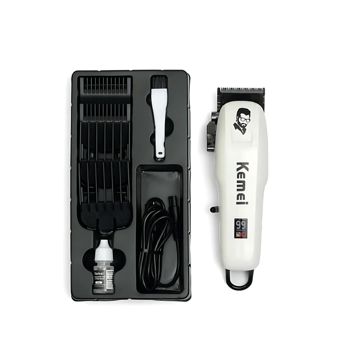 KM - PG809A Prossional Trimmer With Comb Set, Lithium Batteries & Fast Charging - AlifdukanAlifdukan types here :)