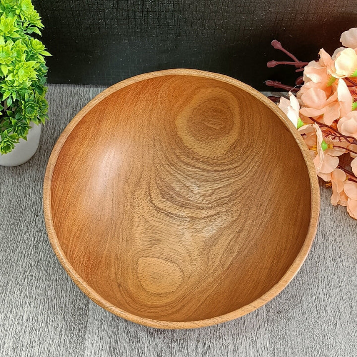 Large Wooden Bowl 12" - AlifdukanAlifdukan types here :)