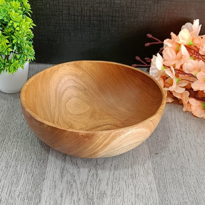 Large Wooden Bowl 12" - AlifdukanAlifdukan types here :)