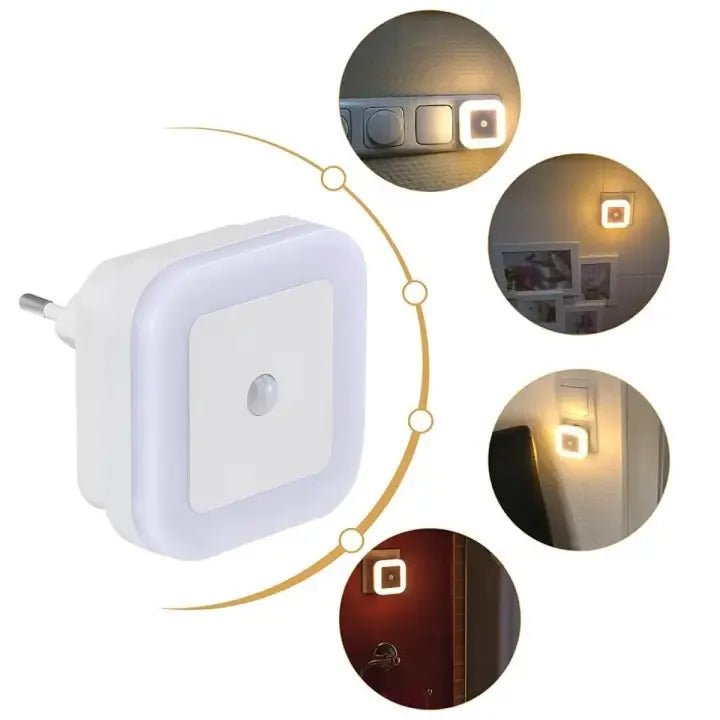 LED Night Light Mini Light Wireless Sensor Control EU US Plug Nightlight Lamp For Children Kids Living Room Bedroom Lighting - AlifdukanAlifdukan types here :)