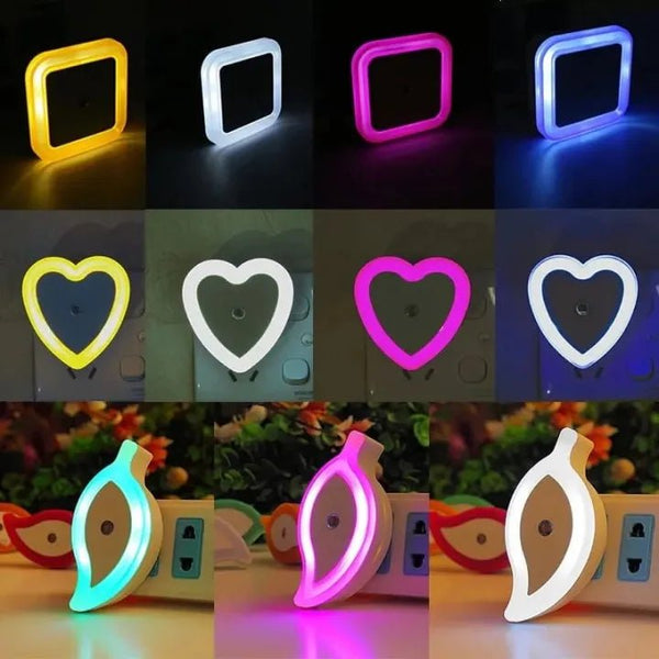 LED Night Light Mini Light Wireless Sensor Control EU US Plug Nightlight Lamp For Children Kids Living Room Bedroom Lighting - AlifdukanAlifdukan types here :)
