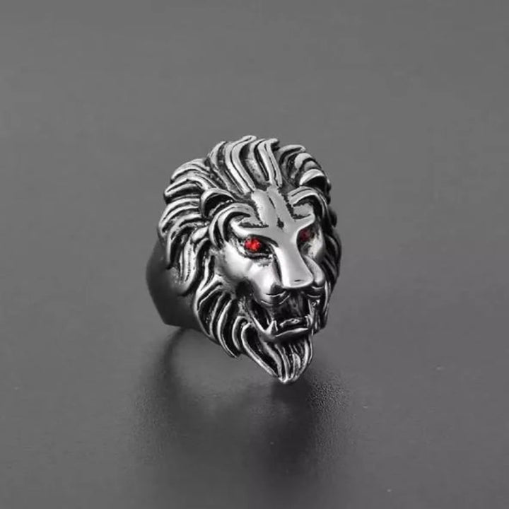 Lion Fashion Tigers Head Ring Men's Ring Punk Wind Tigers Ring Jewelry Size 8 - 11 - AlifdukanAlifdukan types here :)