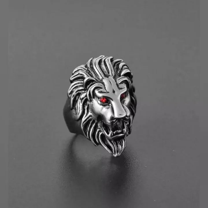 Lion Fashion Tigers Head Ring Men's Ring Punk Wind Tigers Ring Jewelry Size 8 - 11 - AlifdukanAlifdukan types here :)