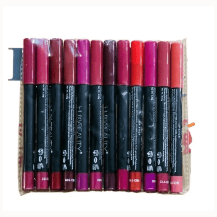 Lip Pencils (Pack Of 12) - AA Beauty And Cloths - AlifdukanAlifdukan types here :)