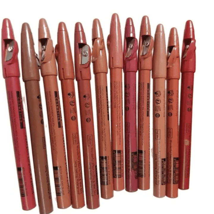 Lipstick Pencil pack of 12/6 Lip liner Lip Pencil - AlifdukanAlifdukan types here :)