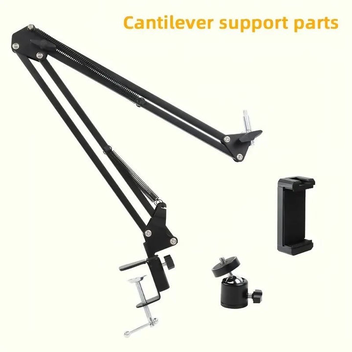 Lomoo Iron Cantilever Mobile Phone Holder, 360 Degree Rotation.