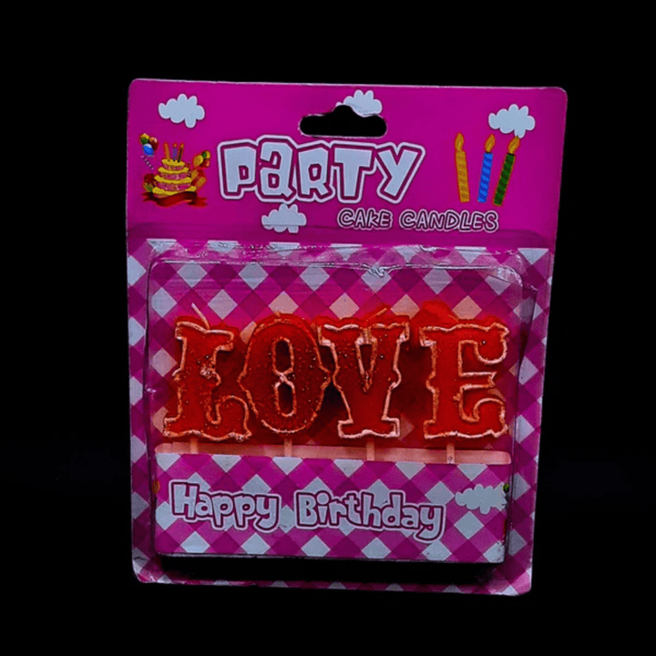 Love Cake Candles (Pink) - AlifdukanAlifdukan types here :)